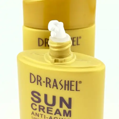 پخش ضد آفتاب بی رنگ دکتر راشل SPF60 و SPF75 تک و عمده کد R102