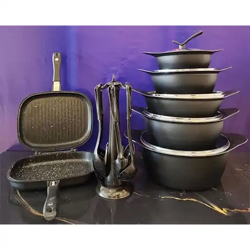 خرید سرویس قابلمه چدن آراسکا تک و عمده کد L1114 خرید سرویس قابلمه چدن آراسکا تک و عمده کد L1114