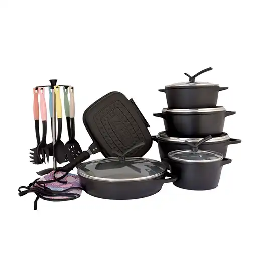 Araska Cast Iron Cookware Set