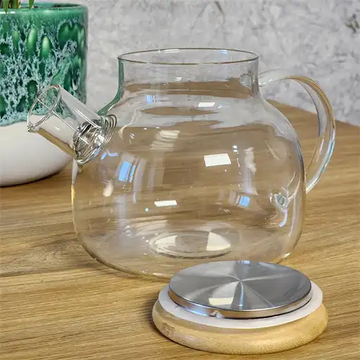 1.5L Borosilicate Teapot