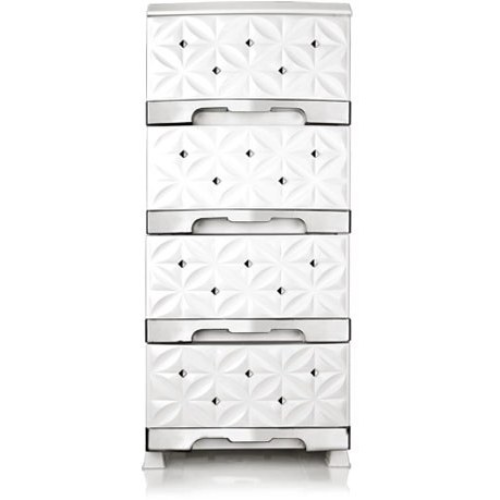 پخش دراور ۴ طبقه نگین پرگل هوم کت تک و عمده کد Z2376