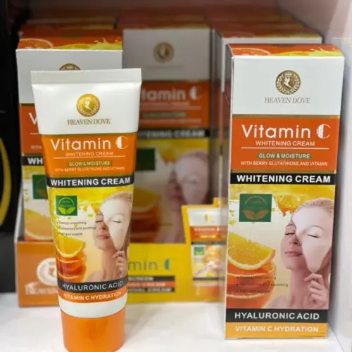 خرید کرم سفید کننده ویتامین سی هیون داو ۱۲۰ گرم تک و عمده کد R127