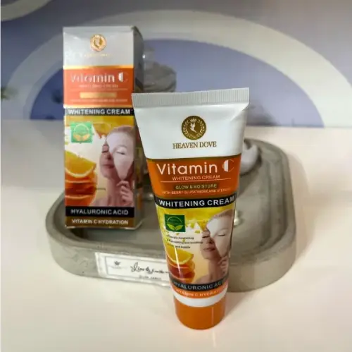 خرید کرم سفید کننده ویتامین سی هیون داو ۱۲۰ گرم تک و عمده کد R127