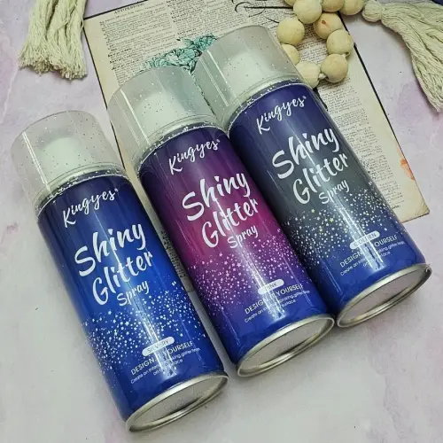 پخش اسپری گلیتری مو و بدن Kingyes   تک و عمده کد R131