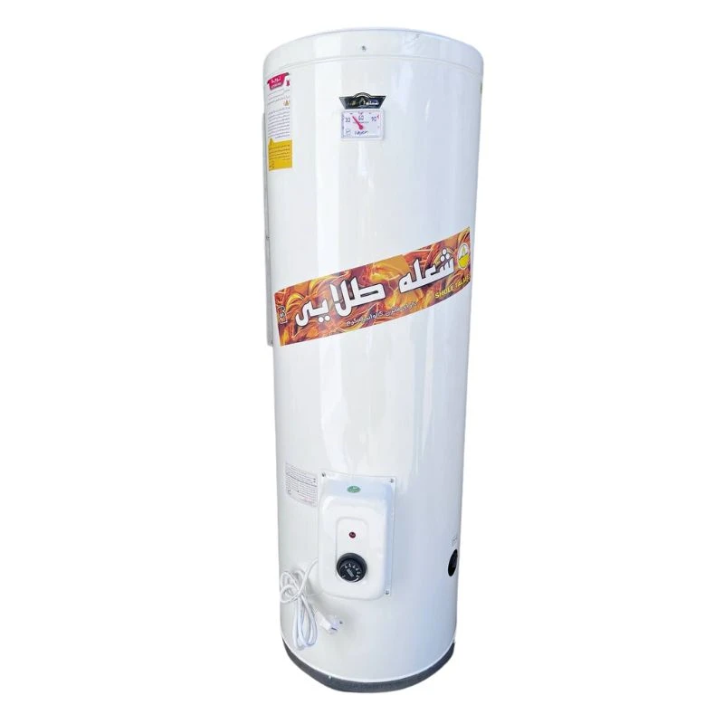 خرید آبگرمکن برقی استوانه ای ۱۱۷ لیتر شعله طلایی مدل ۱۵۰ تک و عمده کد Z2451