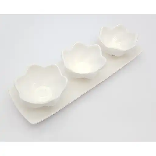 Rose 4-Piece Tea Set