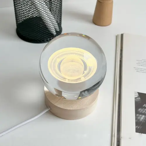 خرید-چراغ-خواب-کریستالی-طرح-زحل-3d-کد-r157