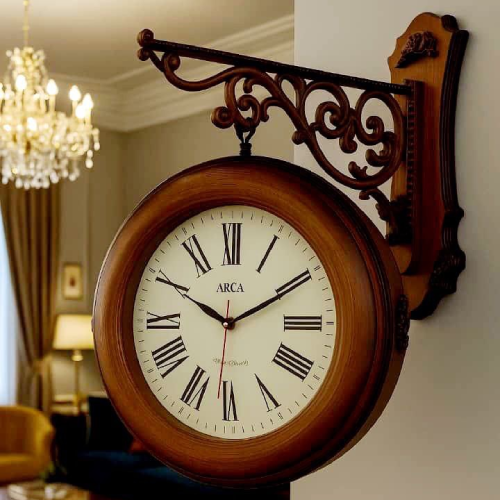 خرید ساعت دیواری دوطرفه آرکا تک و عمده کد Z2585