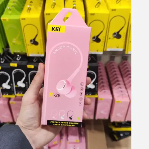 خرید هندزفری KIN K28 تک و عمده کد B527