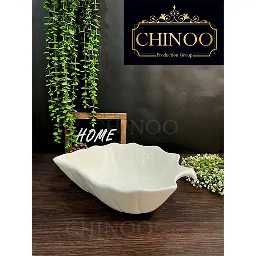 کاسه برگ بنسای با طراحی طبیعی، برای سرو غذا و تزئین میز. خرید مستقیم و ارزان.