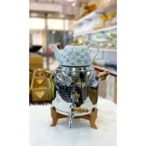 خرید کتری قوری شیردار کد E1509 تک و عمده