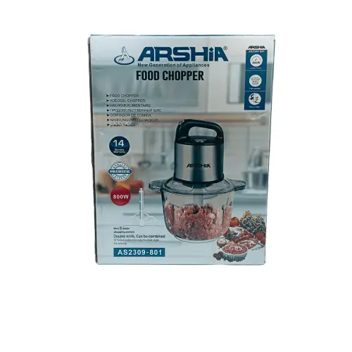 پخش خردکن 4 لیتری عرشیا مدل AS2309-801 کد E1550 تک و عمده