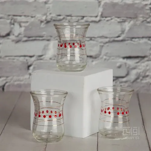 پخش استکان  ژاپنی  12 تایی اصل نقطه قرمزتک و عمده کد G5769