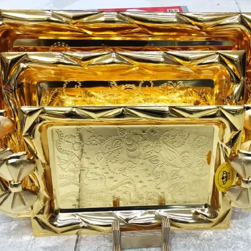 پخش ست سینی 3 عددی خلیجی تک و عمده کد B662