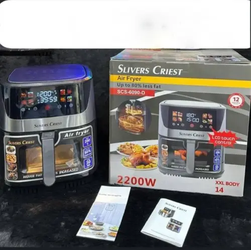 پخش  سرخ کن سیلور کرست مدل SCS6090 ظرفیت ۱۴ لیتر بدون روغن تک و عمده کد R206