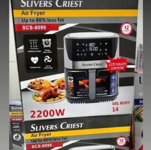 پخش-سرخ-کن-سیلور-کرست-scs6090-ظرفیت-۱۴-لیتر-بدون-روغن-کد-r206