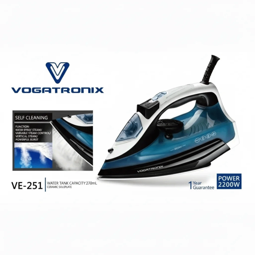 پخش اتو بخار وگاترونیکس مدل VE-251 تک و عمده کد Z2668