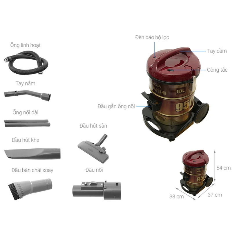 پخش-جاروبرقی-سطلی-هیتاچی-کد-e1572-تک-و-عمده