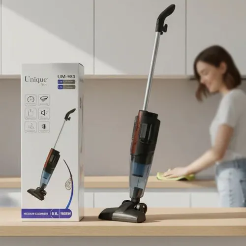 خرید  جاروبرقی ایستاده یونیک Unique Max UM‑993  تک و عمده کد G5836