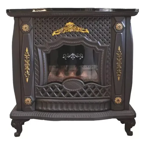 پخش  بخاری شومینه آیی ماتریکس پایه دار بادودکش  تک و عمده کد G5907