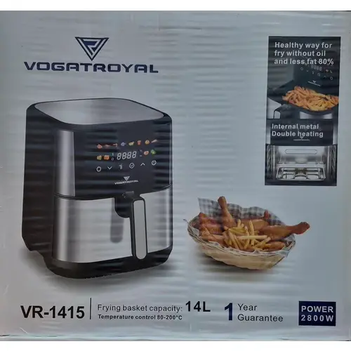 پخش سرخکن 14 لیتری وگاتی مدل VR1415 کد E1590 تک و عمده