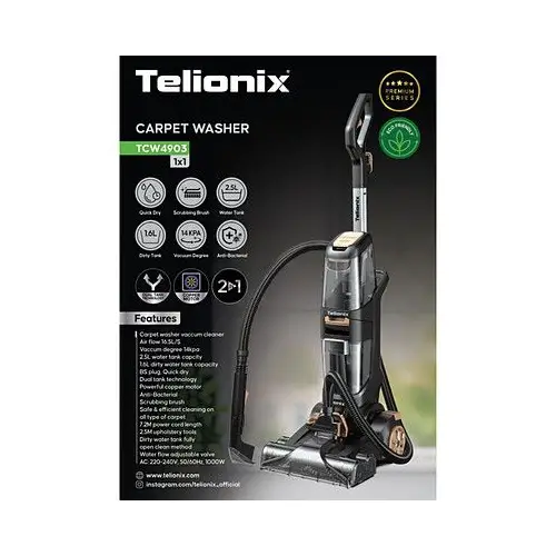 پخش فرش شوی و مبل شوی تلیونیکس مدل TCW4950 کد E1612 تک و عمده