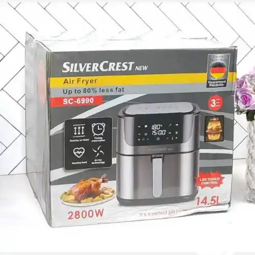 پخش سرخ کن 14/5لیتر بدون روغن سیلورکرست مدل 6990 تک و عمده کد B936