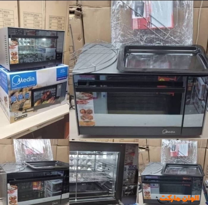 آون توستر مدیا مدل STAR430 ظرفیت ۶۰ لیتر لمسی کد E1699 تک و عمده