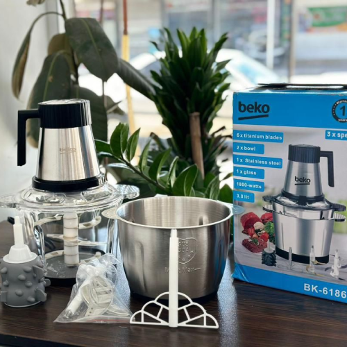 پخش خردکن دو کاسه برند بکو مدل BK-6186 تک و عمده کد Z2926