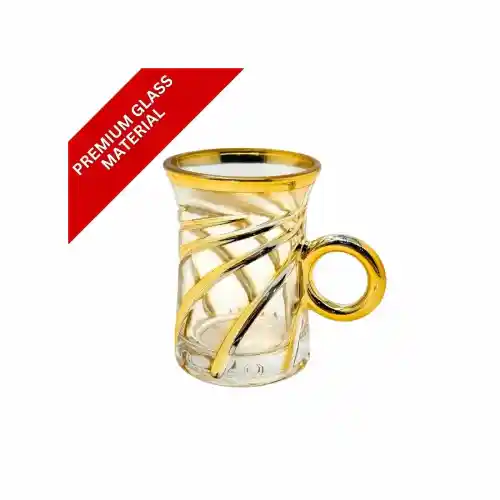 اطلاعات خرید استکان طلایی 6 عددی تک و عمده کد B1031