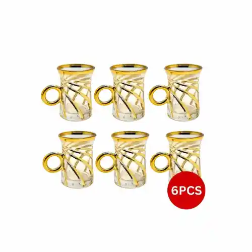 اطلاعات پخش استکان طلایی 6 عددی تک و عمده کد B1032