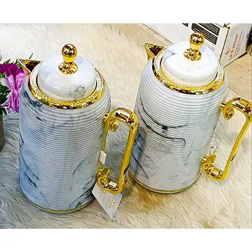 پخش عمده فلاسک دو قلو 1+1 لیتری تک و عمده کد L1335