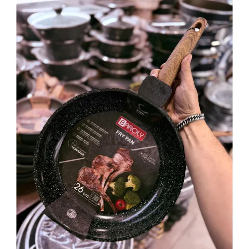 پخش تابه گرانیتی بارولی سایز 26 تک و عمده کد G6177