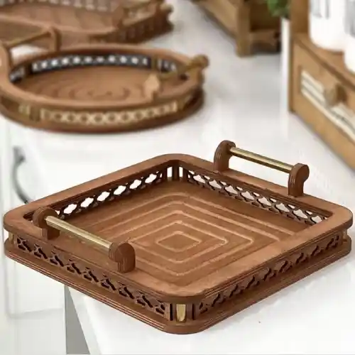 پخش-سینی-چوبی-هیوا-کد-b1122