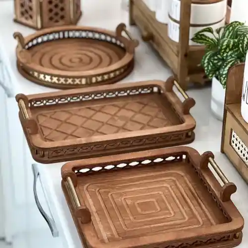 پخش-سینی-چوبی-هیوا-کد-b1122