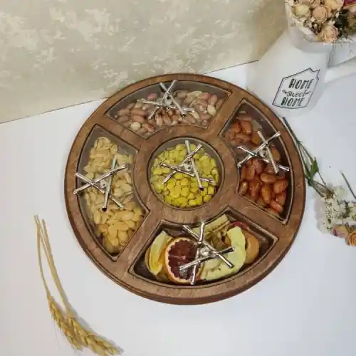 خرید اردو خوري 5 خانه چوبی 35 سانتی تک و عمده کد B1127