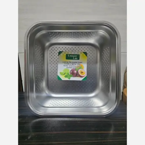 پخش-لگن-استیل-4تیکه-چهارگوش-یونیک-کد-r332