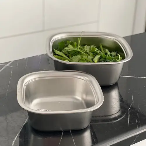 خرید-لگن-استیل-4تیکه-چهارگوش-یونیک-کد-r331