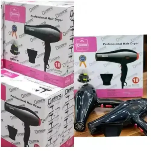 پخش سشوار حرفه ای مارک دسینی قدرت 9000 وات تک و عمده کد G6205