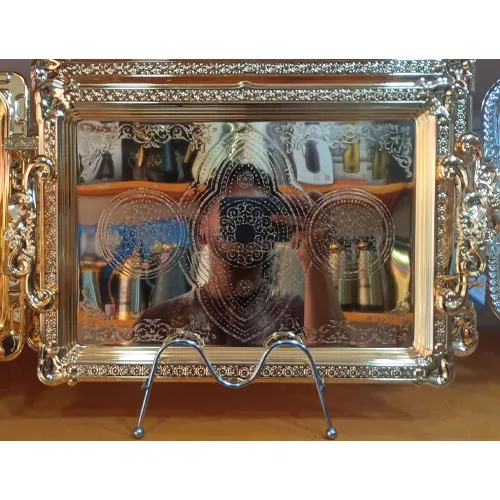 خرید ست سینی پذیرایی دو تیکه  تک و عمده کد G6244