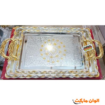 پخش ست سینی پذیرایی دو تیکه  تک و عمده کد G6245