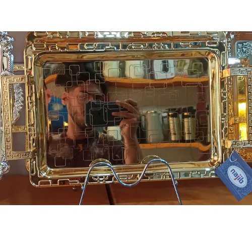 خرید ست سینی پذیرایی دو تیکه  تک و عمده کد G6246