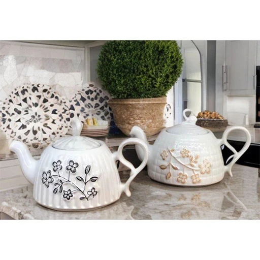 قوری-یک-لیتری-چینی-مدل-flower-تک-و-عمده