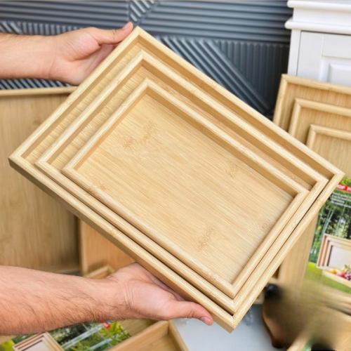 خرید-سینی-بامبو-سه-عددی-کد-z3057