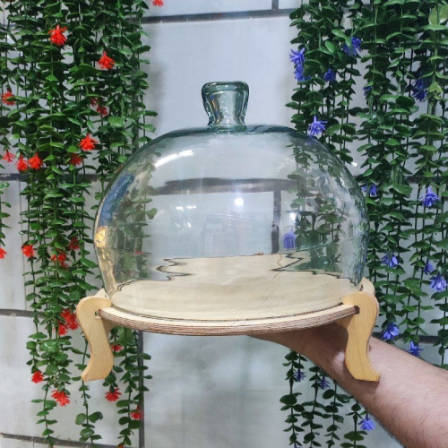 خرید کاپ کیک پایه دار چوبی تک و عمده کد Z3065