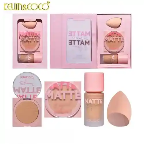 پخش ست کرم پودر و پنکک کوین کوکو تک و عمده کد B1230