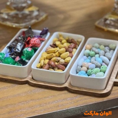 خرید استند چوبی مستطیل دسته‌دار تک و عمده کدA109