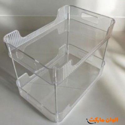 خرید استند شفاف دو طبقه تک و عمده کدA117