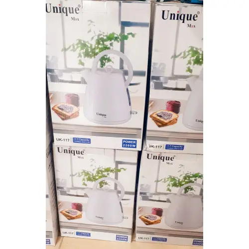 Electric kettle, brand Unique Max, new model, single and major, code f
