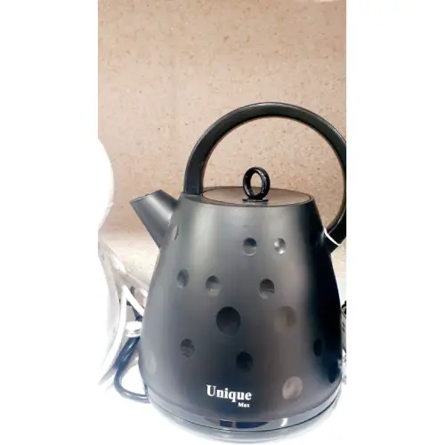 Electric kettle, brand Unique Max, new model, single and major, code f